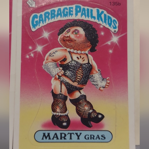 RARE 1980"S GARBAGE PAIL KIDS MARTY-GRAS &  Rocky E. Horror - Picture 6 of 7